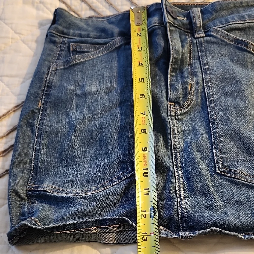 American Eagle Outfitters Blue Denim Mini Skirt - Picture 7 of 9